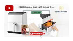 COSORI Freidora de Aire Wifi 6,4 L, Air Fryer, Freidora sin Aceite 12 Programas